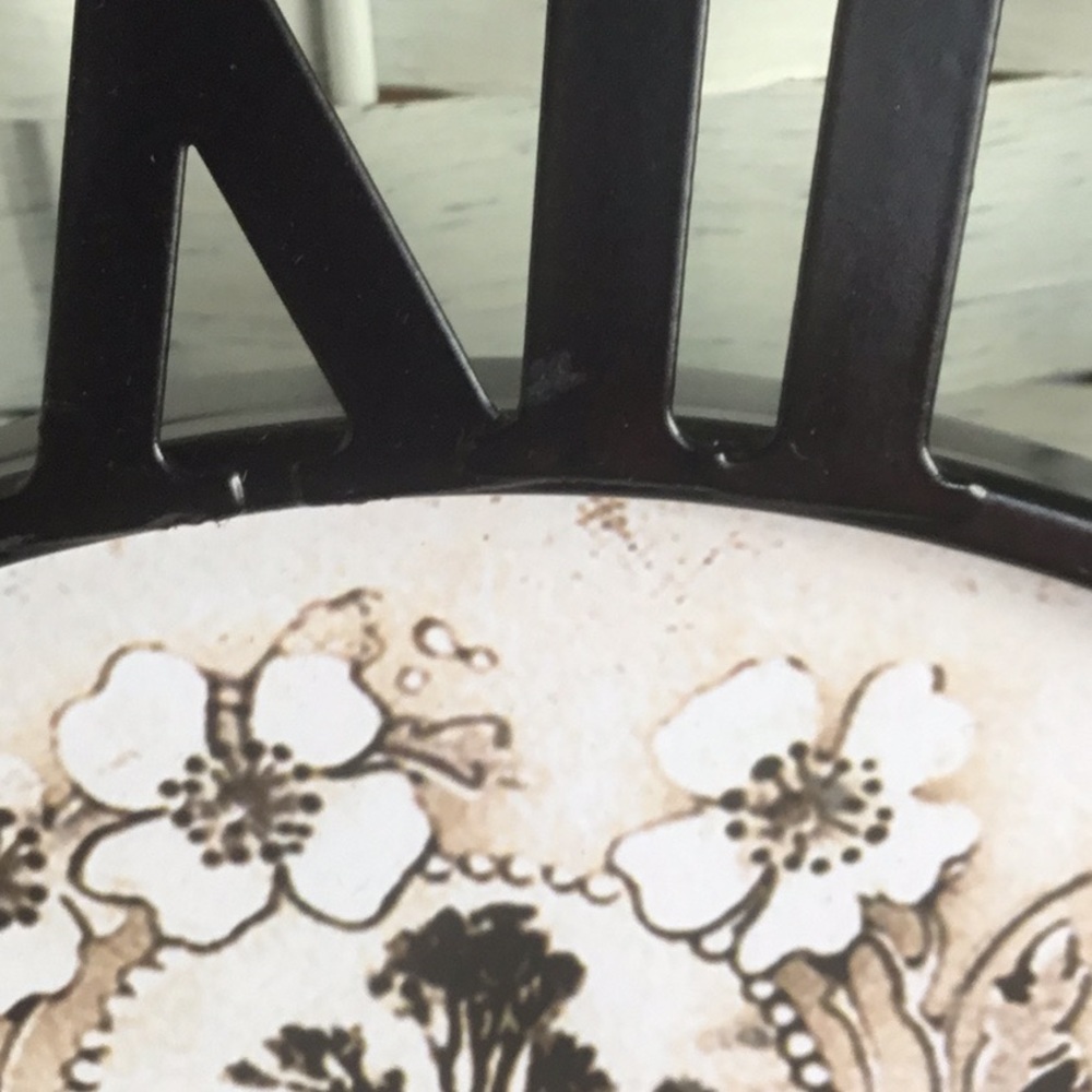 Rustic Metal Wall Clock New w/ 3 tiny defects - Picture 11 of 16
